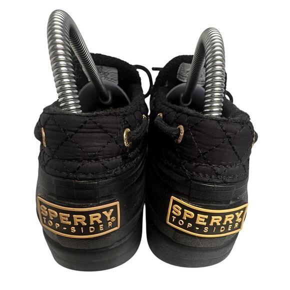 Sperry Top Sider Low Duck Waterproof Rain Rubber Shoes Black Women 8.5 STS95272 - Picture 10 of 16